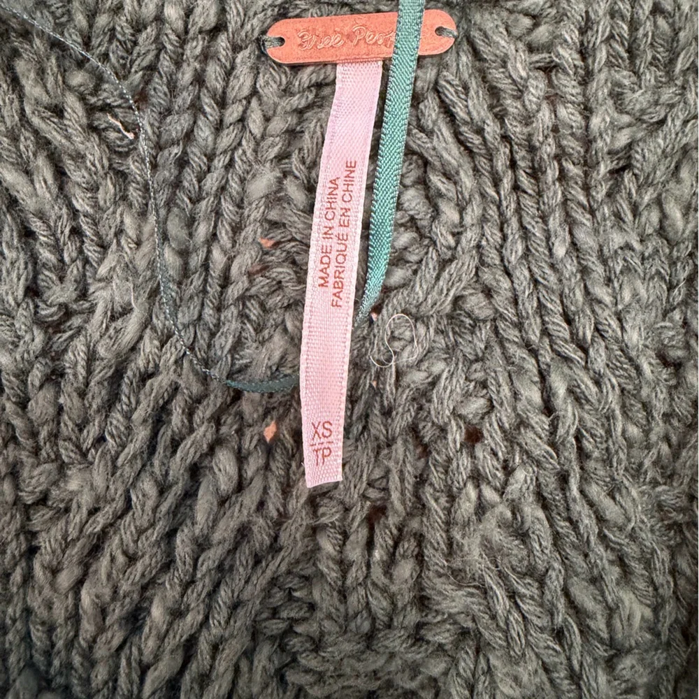 Free People Sweater with White Detail